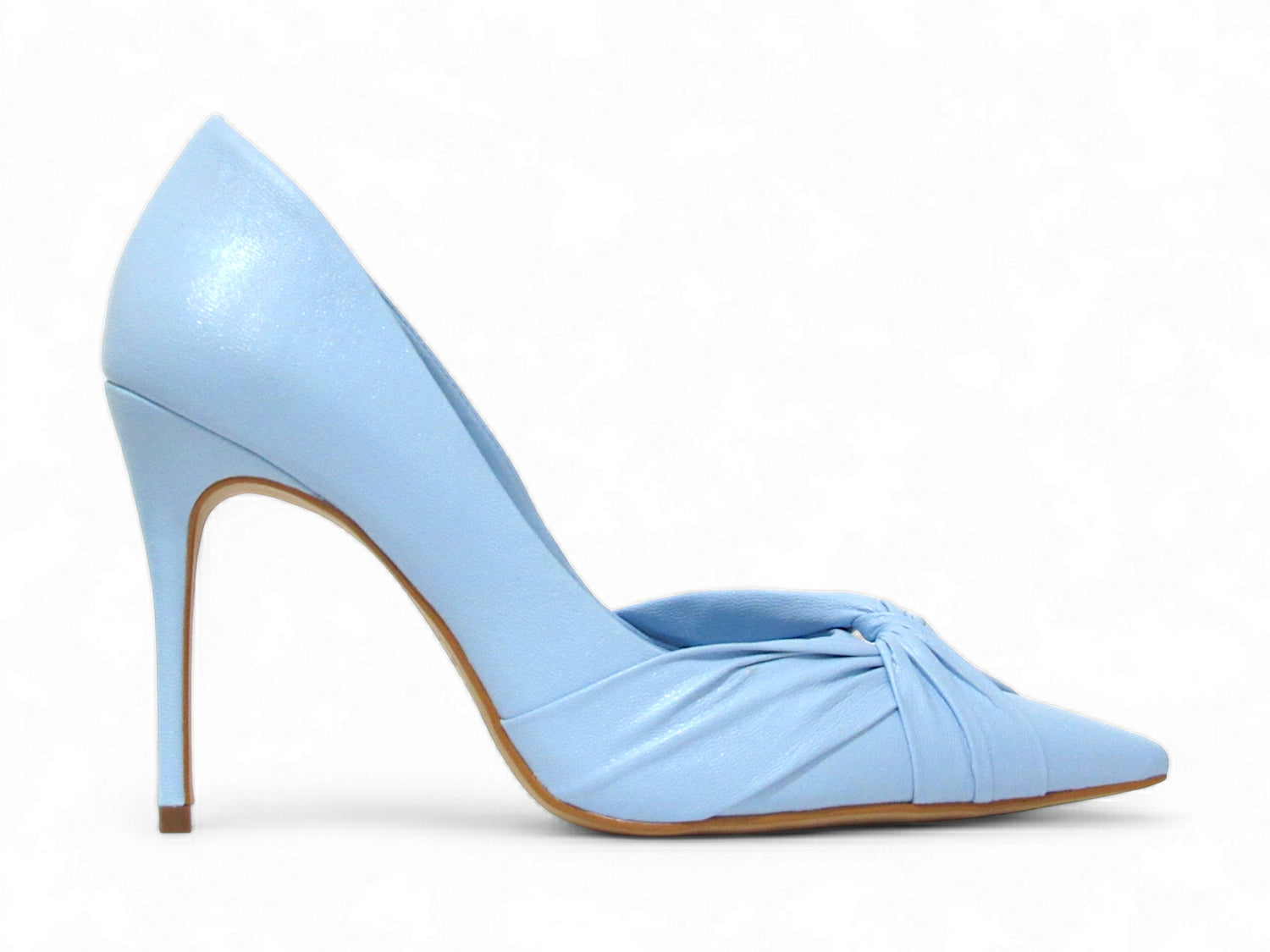 Scarpin Baby Blue Entrelaçado em Couro Salto Alto - Lilian Soares