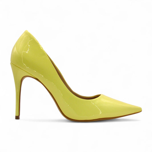 Scarpin Amarelo Manteiga Verniz Salto Alto Premium - Lilian Soares