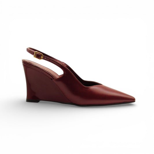 Scarpin Slingback Bordo - Lilian Soares