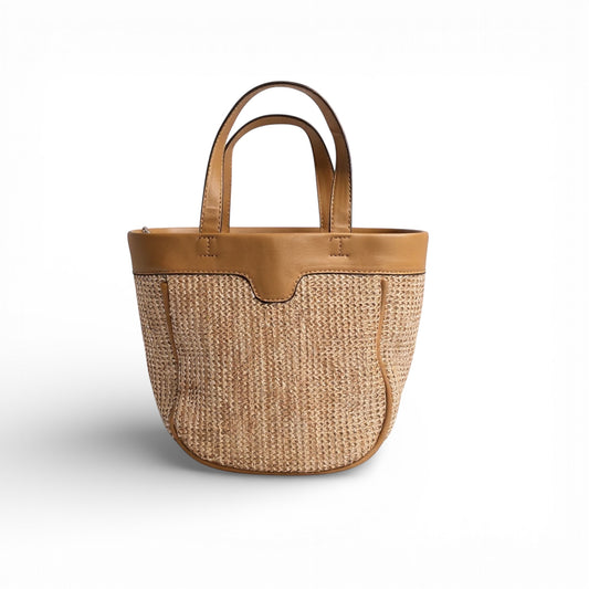 Bolsa Palha Natural Caramelo - Lilian Soares