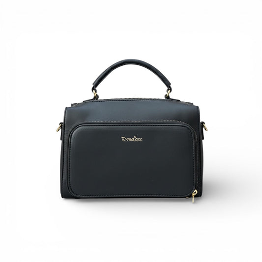 Bolsa Preta com Dois Compartimentos - Lilian Soares