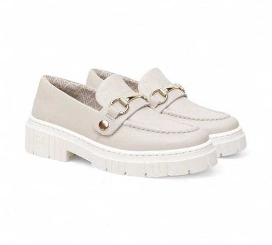 Mocassim Off White com Bridão - Lilian Soares
