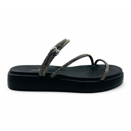 Papete Preta com Strass - Lilian Soares