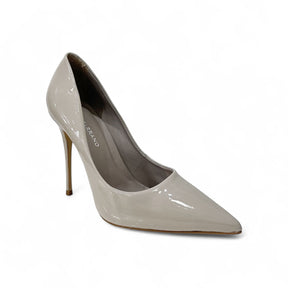 Scarpin Cinza Claro Verniz Carrano - Lilian Soares