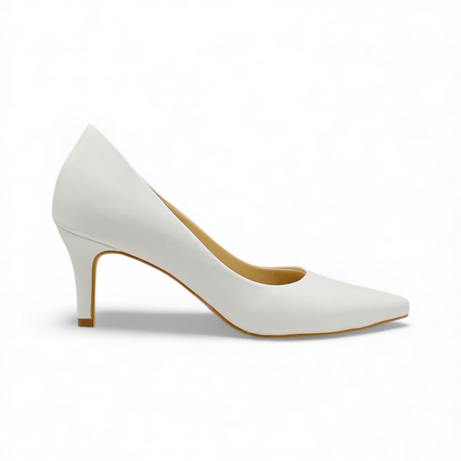 Scarpin Branco Essencial Salto 5 cm - Lilian Soares