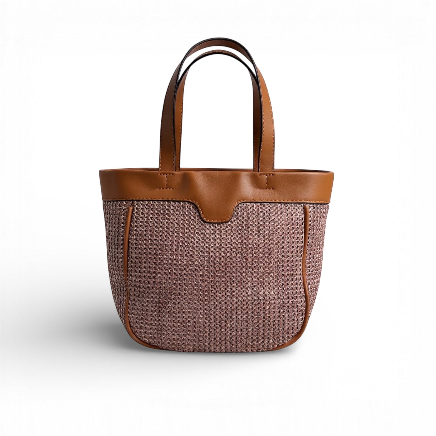 Bolsa Palha Natural Marrom - Lilian Soares